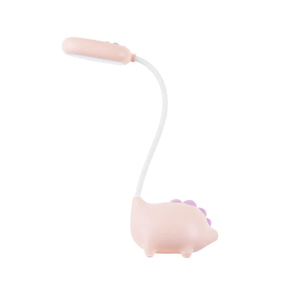 Wiederaufladbare LED-Schreibtischlampe mit Cartoon Dinosaurier Augenpflege