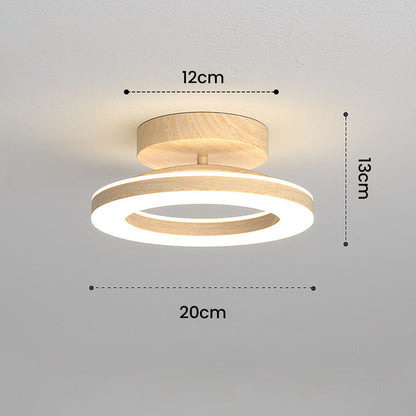 Runde Deckenlampe LED Acryl für Flur und Eingang