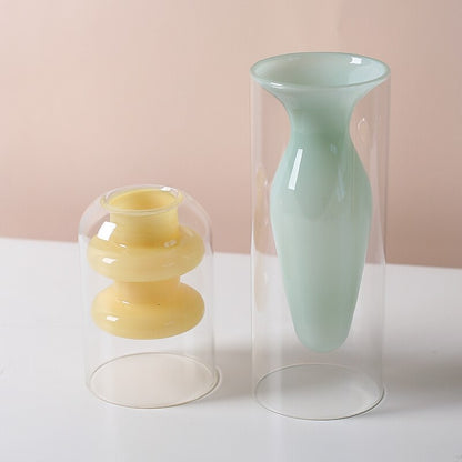 Bubbly Glass Vasen - Undurchsichtig