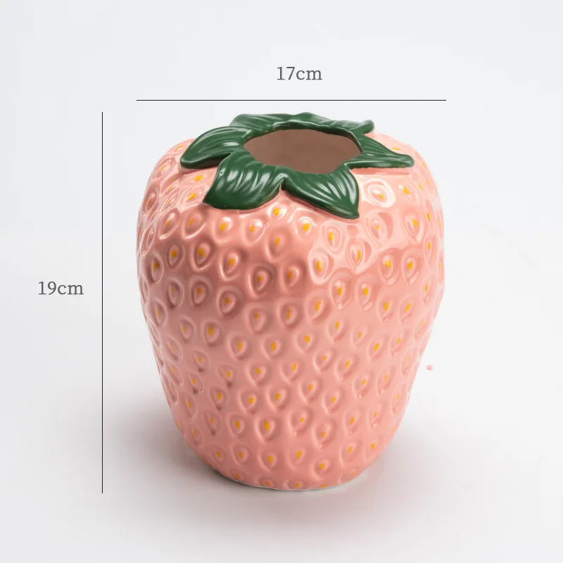Hässliche Erdbeer-Vase