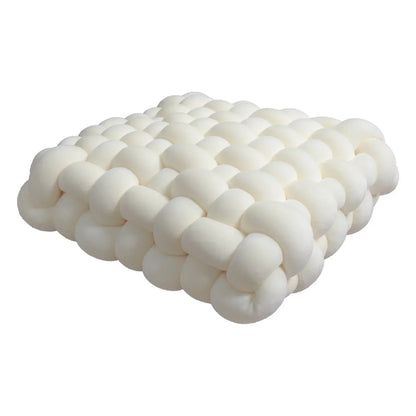 Chunky Woven Knot Cushion | Heim Zeile