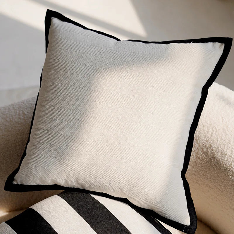 Luxus gesticktes Dekokissen mit Pferdedruck für Sofa und Wohnzimmer
