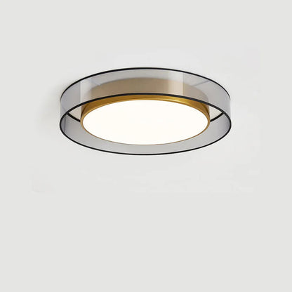 Moderne runde Deckenleuchte LED dimmbar