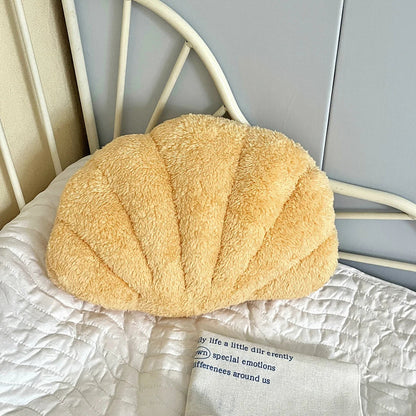 Pastell Schalenkissen – Flauschiges Bouclé-Plüschkissen | Heim Zeile
