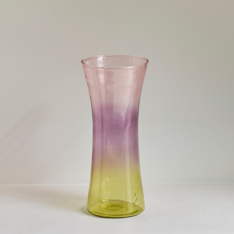 Gradient farbige Glasvase