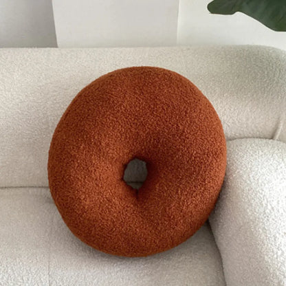 Nordic Bouclé Abstract Kissen – Minimalistisches Plüschkissen | Heim Zeile