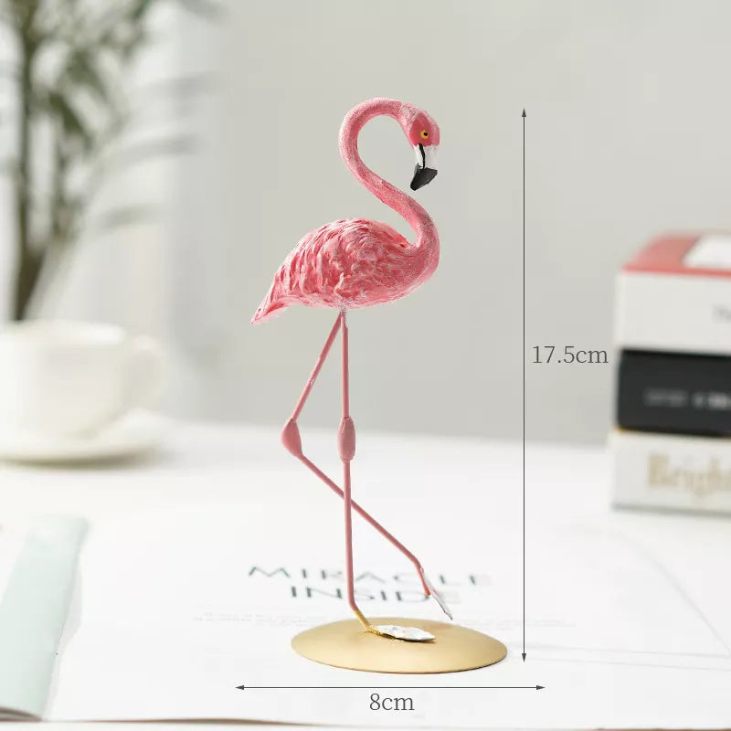 Nordic Flamingo Figur Figur Statue Skulptur Wohnzimmer Büro Hochzeitsfeier Ornamente Wohnkultur Dekoration Zubehör