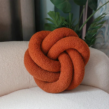 Nordic Cotton Boucle Knoten Kissen | Heim Zeile