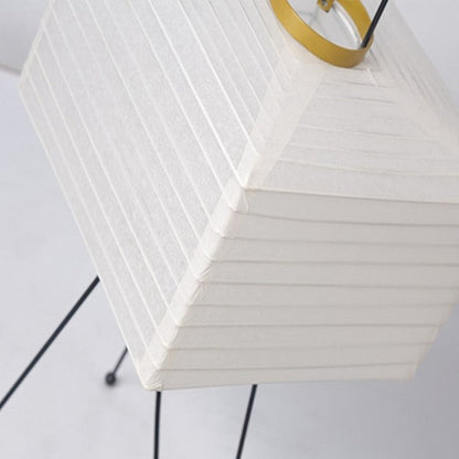 Japanische kreative Papier-Stehlampe mit Dreibeinständer