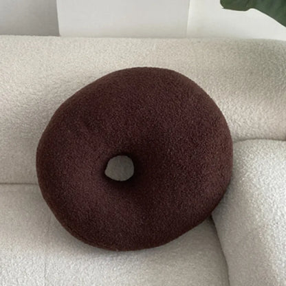 Nordic Bouclé Abstract Kissen – Minimalistisches Plüschkissen | Heim Zeile