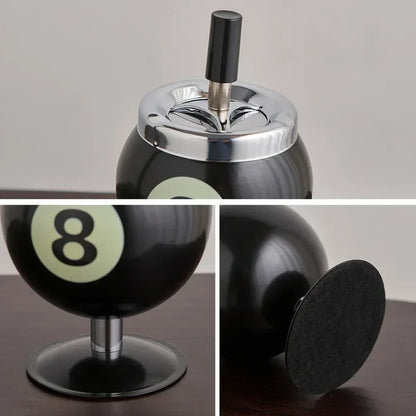 Metall Billard-Aschenbecher