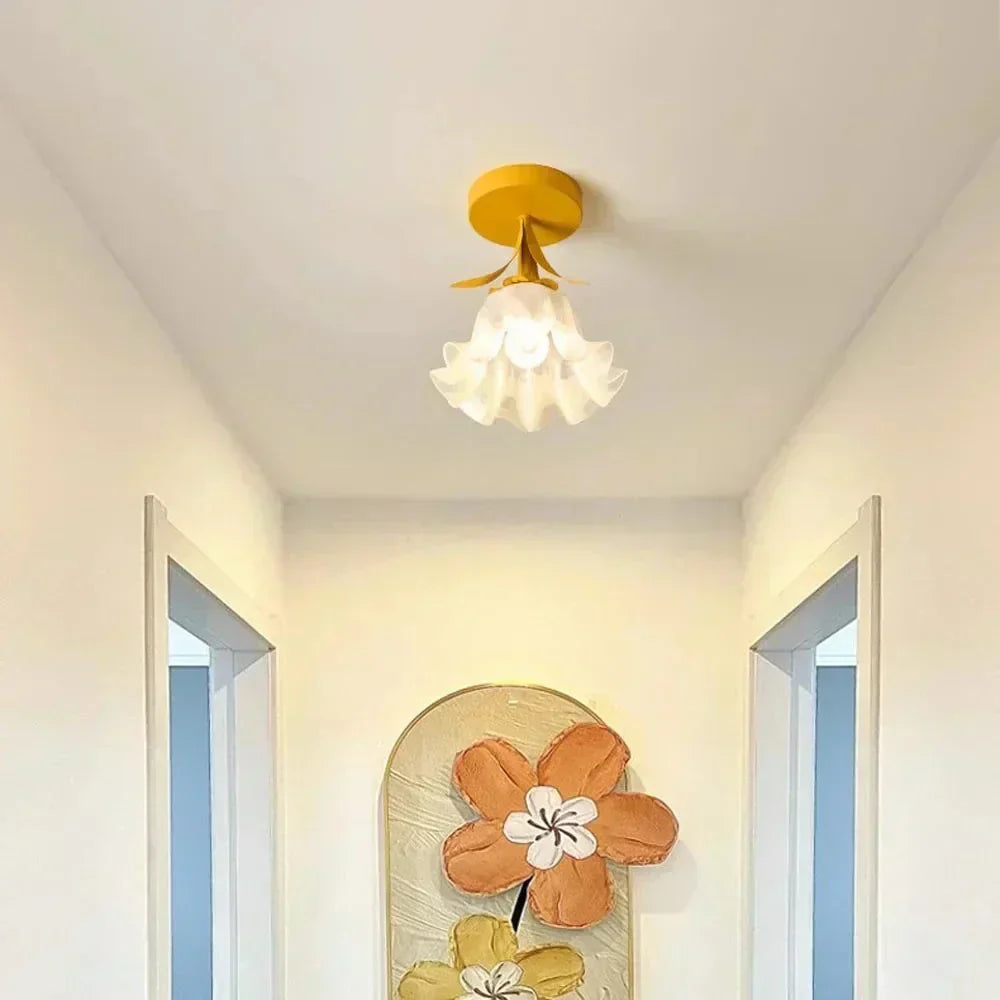Mini-Blumen-Deckenleuchte - Luxuriöse Mini-Hängelampe für zeitlose Atmosphäre