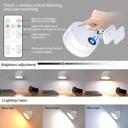 USB Magnetische Touch- und Fernbedienungs-Spotlight