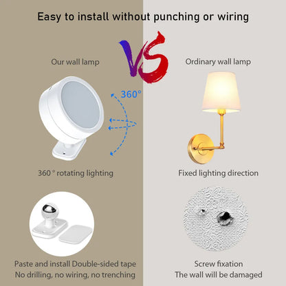 USB Magnetische Touch- und Fernbedienungs-Spotlight