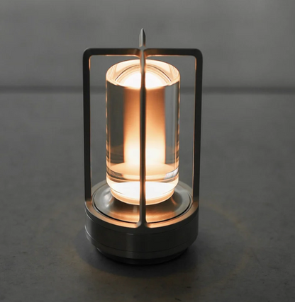 Wiederaufladbare kabellose LuxuryGlow Tischlampe - Elegante kabellose Lampe für jede Stimmung