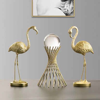 Nordic Flamingo Figur Figur Statue Skulptur Wohnzimmer Büro Hochzeitsfeier Ornamente Wohnkultur Dekoration Zubehör