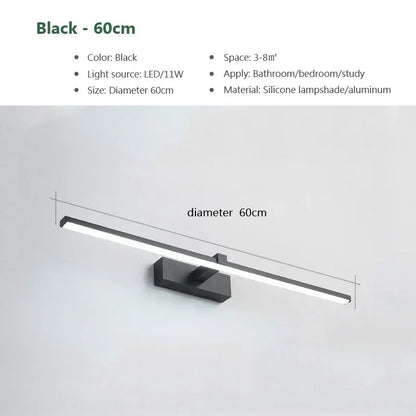Moderne Gold LED Wandleuchte – Badezimmer-Spiegelleuchte mit Touch-Schalter für Schlafzimmer, Wohnzimmer und Schminkbeleuchtung | Heim Zeile
