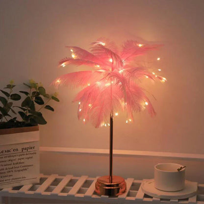 LED Frühling Tischlampe Nachtlicht USB-betrieben Fernbedienung Nachtlampen