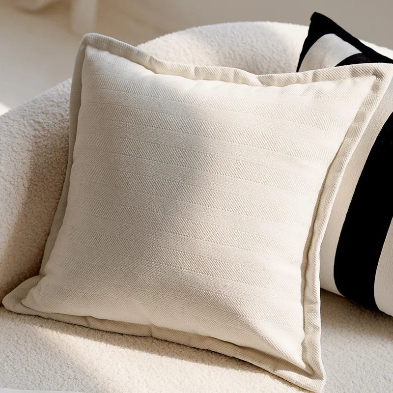 Luxus gesticktes Dekokissen mit Pferdedruck für Sofa und Wohnzimmer