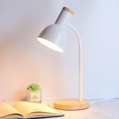 Herbst- und Winterbeleuchtung | Nordeuropäische kreative Holzkunst Eisen LED Schreibtischlampe - Moxie
