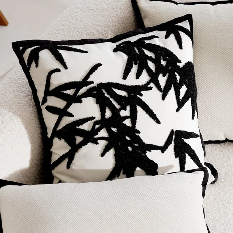 Luxus gesticktes Dekokissen mit Pferdedruck für Sofa und Wohnzimmer