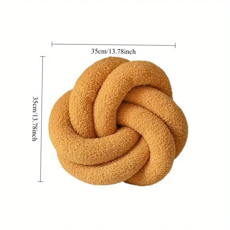 Nordic Cotton Boucle Knoten Kissen | Heim Zeile