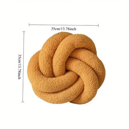 Nordic Cotton Boucle Knoten Kissen | Heim Zeile
