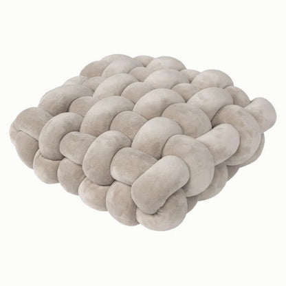 Chunky Woven Knot Cushion | Heim Zeile