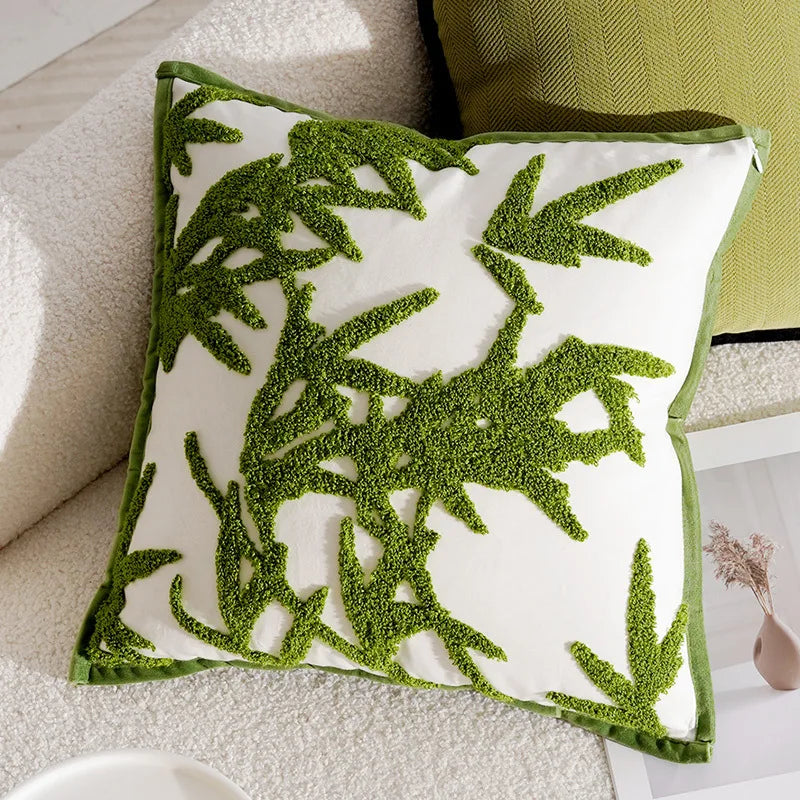 Luxus gesticktes Dekokissen mit Pferdedruck für Sofa und Wohnzimmer