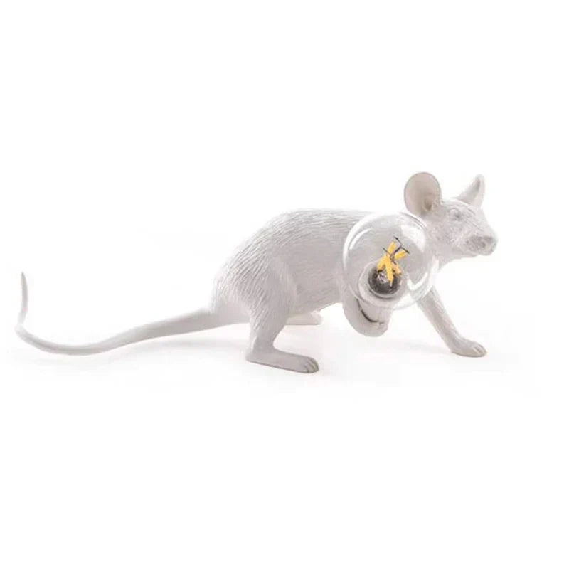 Moderne LED Tier Tischlampen: Harzratte, Katze und Eichhörnchen Nachtlichter