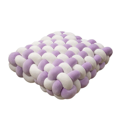 Chunky Woven Knot Cushion | Heim Zeile