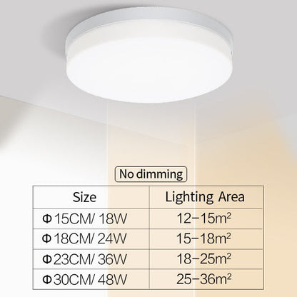 Natürliche Space Slim LED Deckenleuchte