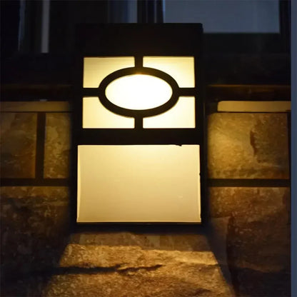 Solar Wandlicht mit LED – Moderne Außenbeleuchtung für Garten & Terrasse, Wandbeleuchtung
