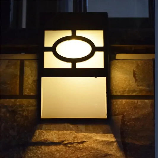 Solar Wandlicht mit LED – Moderne Außenbeleuchtung für Garten & Terrasse, Wandbeleuchtung