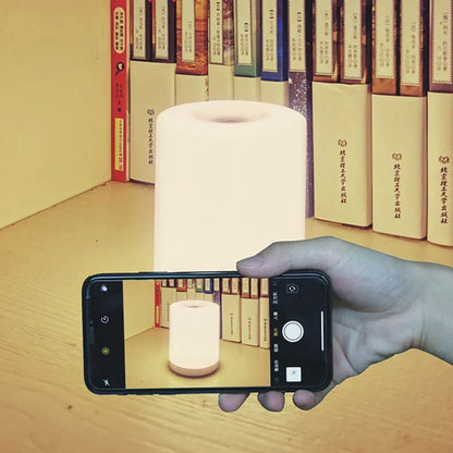 Kontaktlose wiederaufladbare Tischlampe | Dimmbare LED-Tischleuchte mit USB-Anschluss