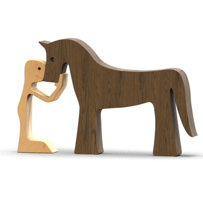 Dänische Holz Tierornamente