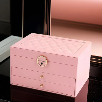 Elegancebox Luxus Schmuckbox – Mehrfachaufbewahrungsbox für Schmuck