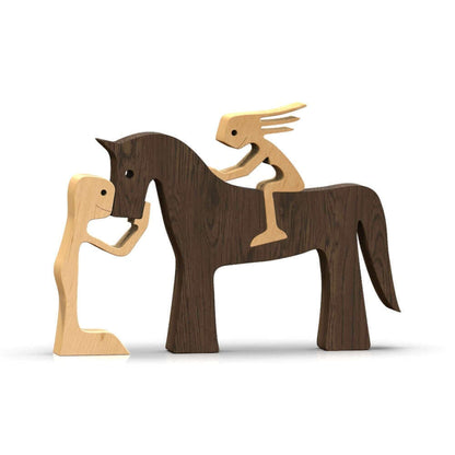 Dänische Holz Tierornamente