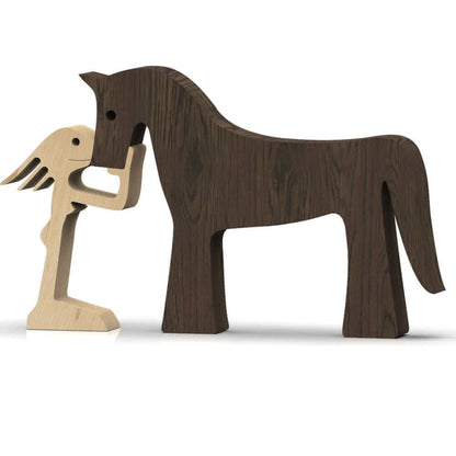Dänische Holz Tierornamente