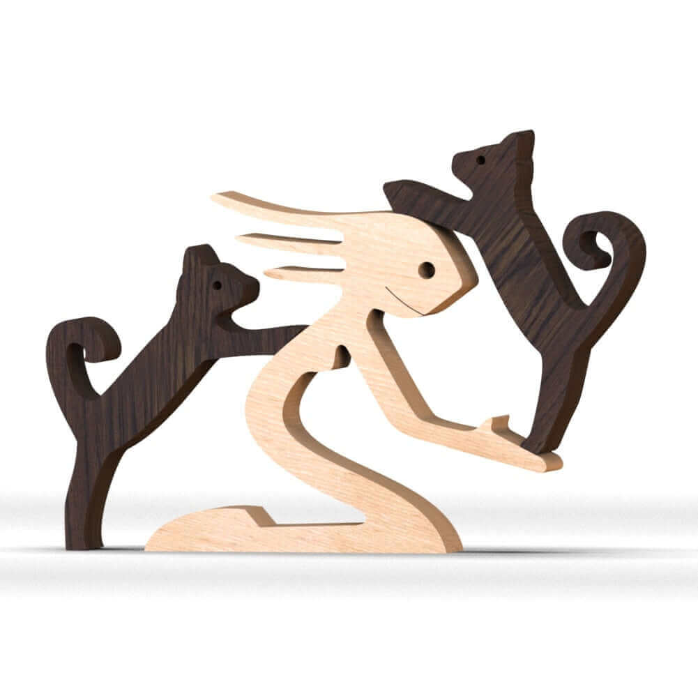 Dänische Holz Tierornamente