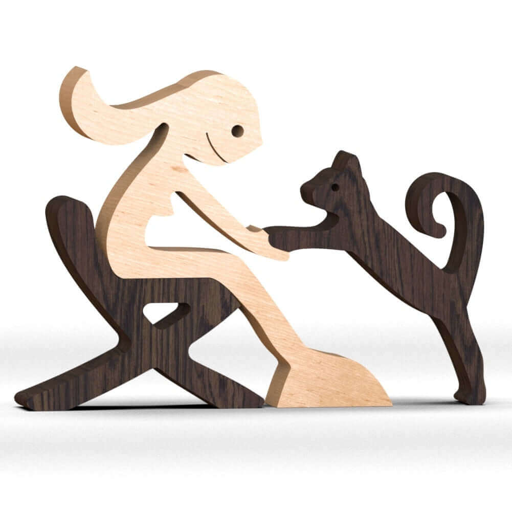 Dänische Holz Tierornamente