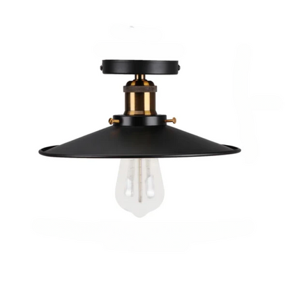 Vintage-Deckenlampe im Industriedesign, Metalllampe für Wohnzimmer oder Schlafzimmer, LED-kompatibel