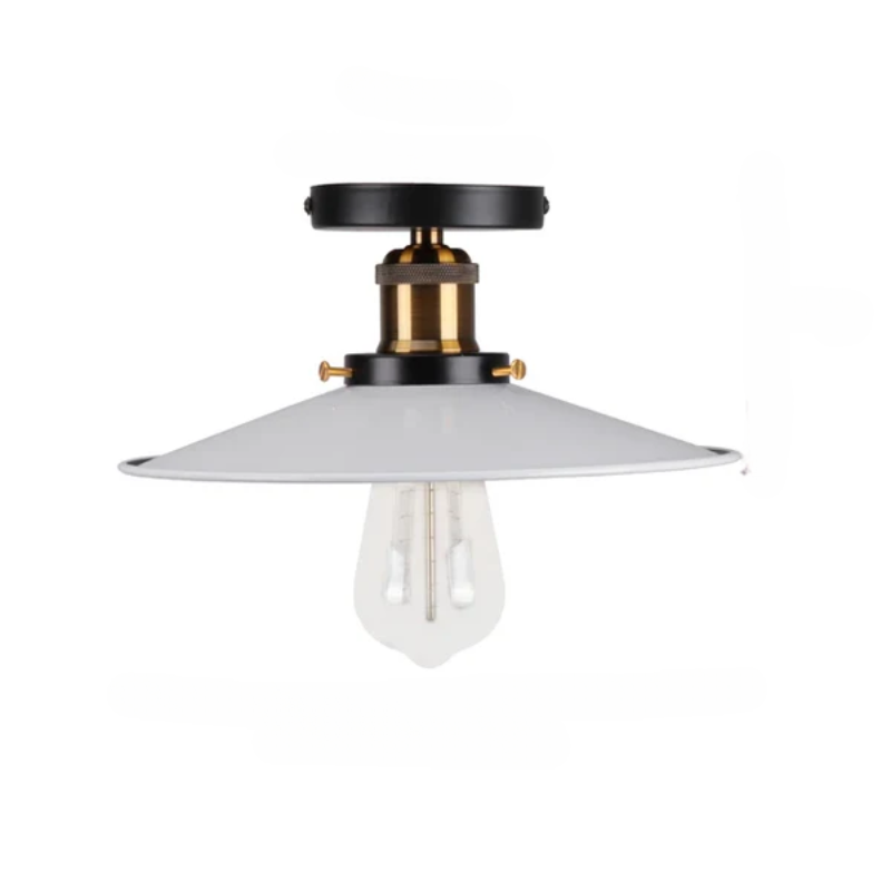 Vintage-Deckenlampe im Industriedesign, Metalllampe für Wohnzimmer oder Schlafzimmer, LED-kompatibel