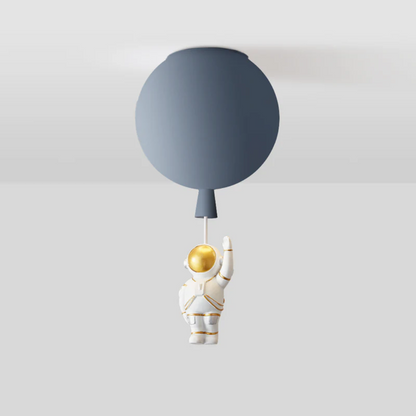 Trendige Moon/Astronaut Kinderzimmer LED-Deckenlampe - CosmoGlow