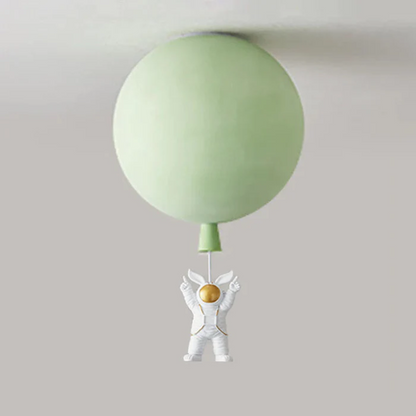 Trendige Moon/Astronaut Kinderzimmer LED-Deckenlampe - CosmoGlow