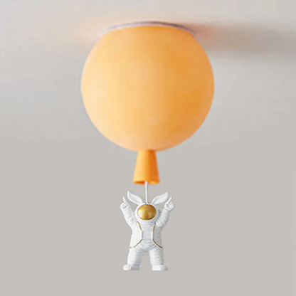 Trendige Moon/Astronaut Kinderzimmer LED-Deckenlampe - CosmoGlow