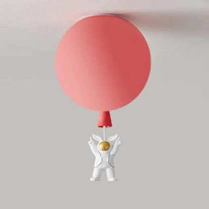 Trendige Moon/Astronaut Kinderzimmer LED-Deckenlampe - CosmoGlow