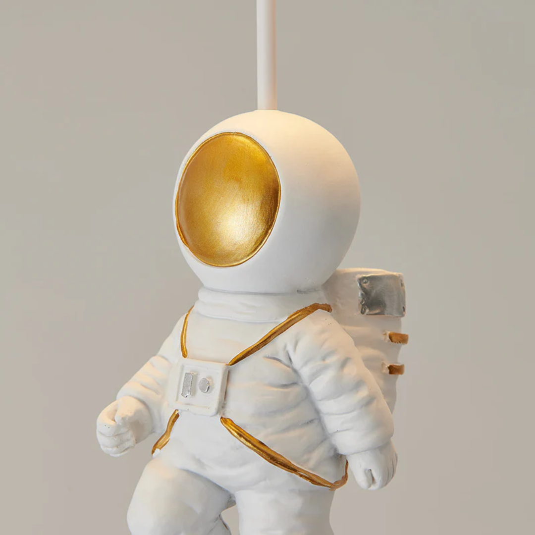 Trendige Moon/Astronaut Kinderzimmer LED-Deckenlampe - CosmoGlow