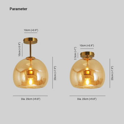 Moderne Runde LED Deckenleuchte - Aurelia