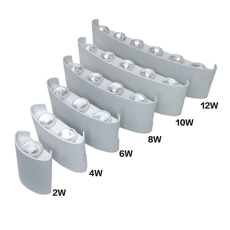 Moderne wasserdichte LED-Wandleuchte für drinnen und draußen | Stilvolle und energieeffiziente Beleuchtung
